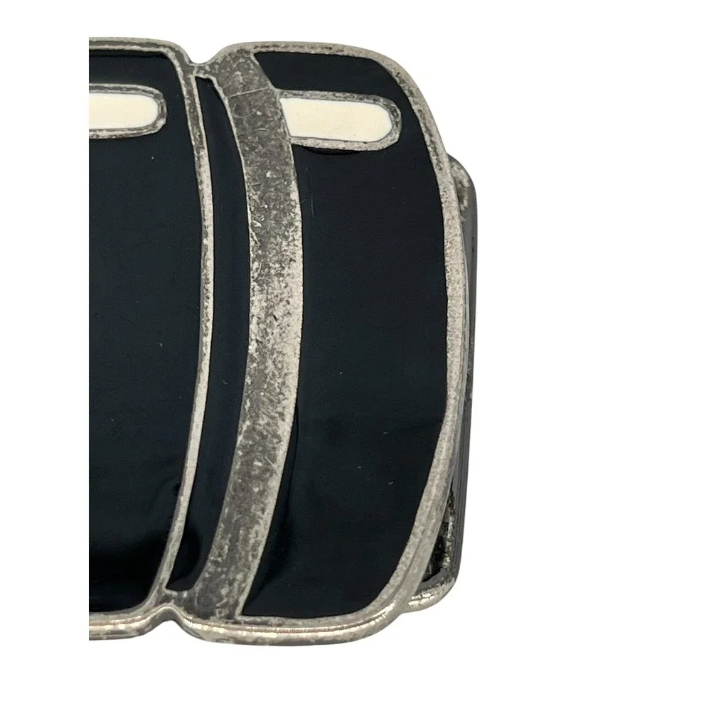Nintendo Belt Buckle Mens OS Black Bullet Bill Super Mario World 2007 Enamel